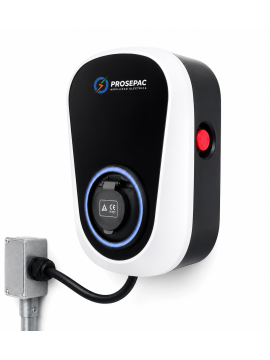 Cargador wallbox monofásico con socket